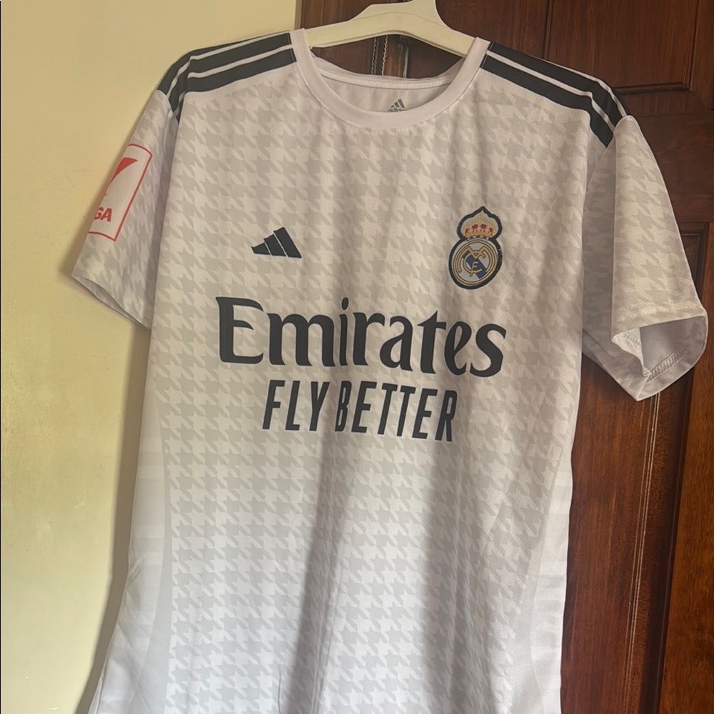 Adidas White Black Real Madrid Jersey